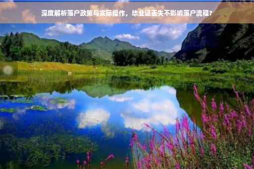 深度解析落户政策与实际操作，毕业证丢失不影响落户流程?