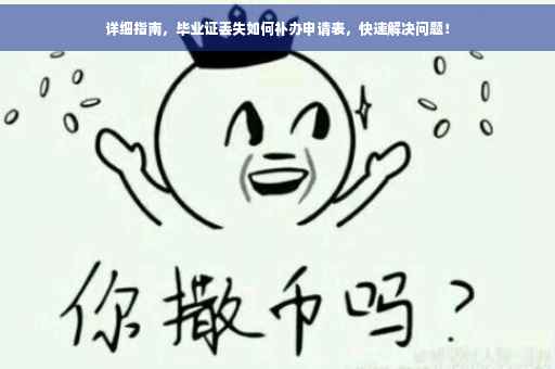 详细指南，毕业证丢失如何补办申请表，快速解决问题！