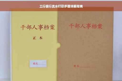 工行银行流水打印步骤详解指南