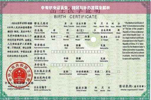 中专毕业证丢失，找回与补办流程全解析