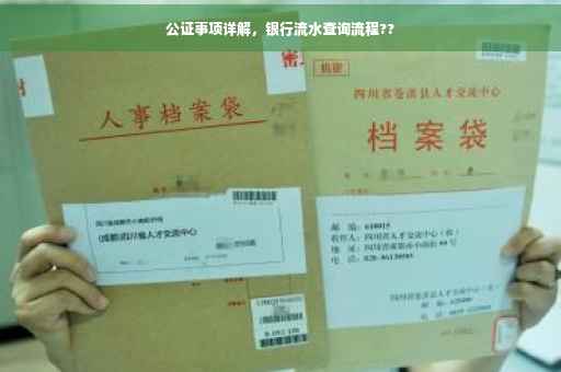 公证事项详解，银行流水查询流程??