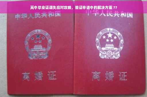 高中毕业证遗失应对攻略，签证申请中的解决方案 ??