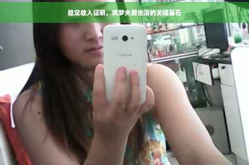 稳定收入证明，筑梦夫妻生活的关键基石