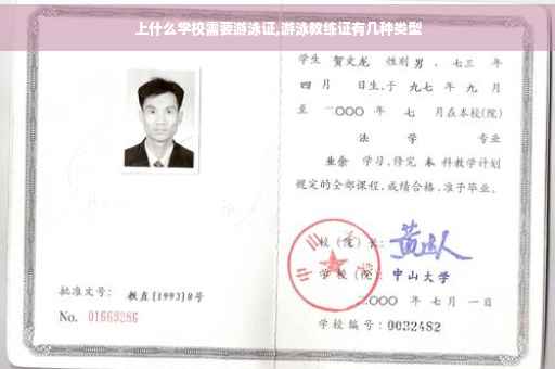 上什么学校需要游泳证,游泳教练证有几种类型