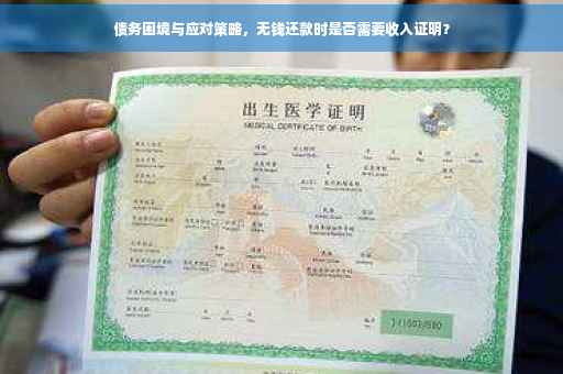 债务困境与应对策略，无钱还款时是否需要收入证明？