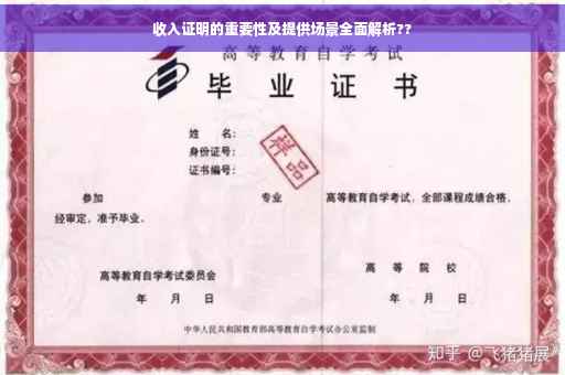 收入证明的重要性及提供场景全面解析??