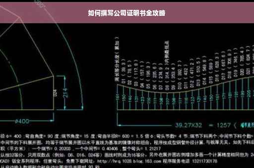 如何撰写公司证明书全攻略