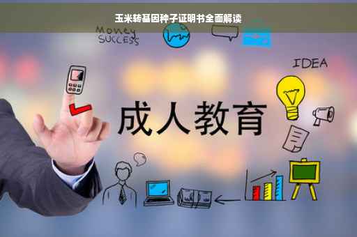 玉米转基因种子证明书全面解读