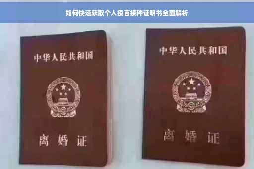 如何快速获取个人疫苗接种证明书全面解析