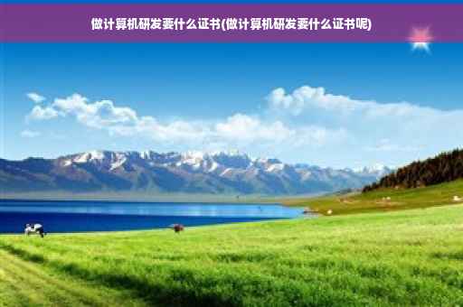 做计算机研发要什么证书(做计算机研发要什么证书呢) 做计算机研发要什么证书(做计算机研发要什么证书呢)