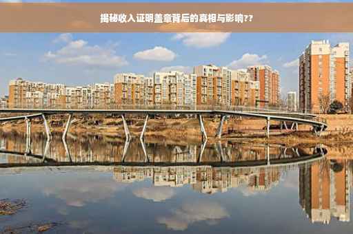 揭秘收入证明盖章背后的真相与影响??