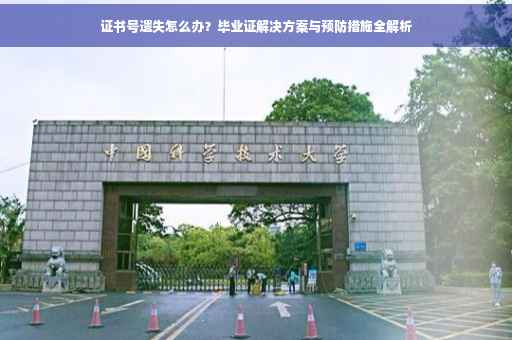 证书号遗失怎么办？毕业证解决方案与预防措施全解析