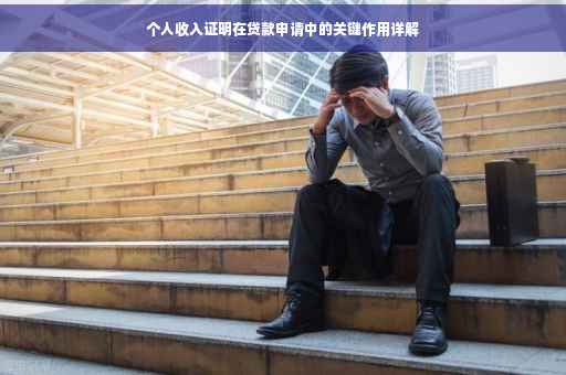 个人收入证明在贷款申请中的关键作用详解
