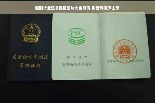 越剧毕业证书模板图片大全高清,谢晋导演庐山恋