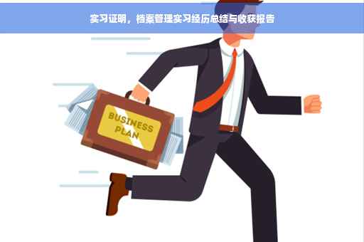 实习证明，档案管理实习经历总结与收获报告
