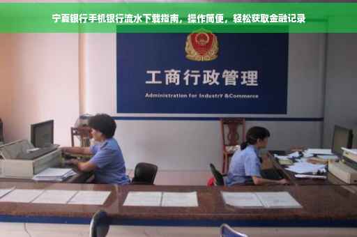 宁夏银行手机银行流水下载指南，操作简便，轻松获取金融记录