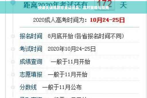 快递失误导致毕业证寄丢，应对策略与指南