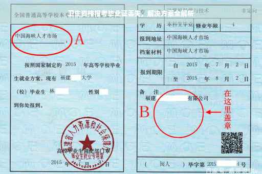 卫生资格报考毕业证丢失，解决方案全解析