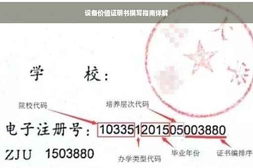 设备价值证明书撰写指南详解
