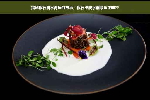 揭秘银行流水背后的故事，银行卡流水调取全攻略??