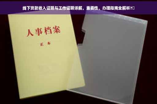 线下贷款收入证明与工作证明详解，重要性、办理指南全解析?✨