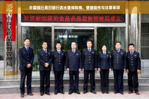 中国银行周日银行流水查询指南，便捷操作与注意事项