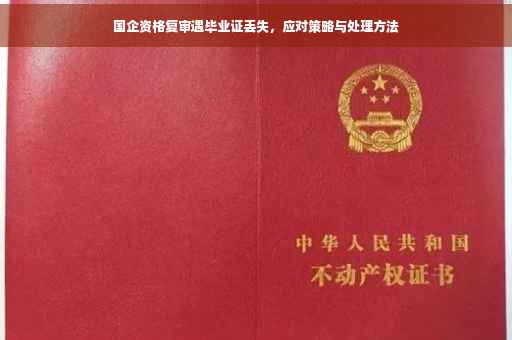 国企资格复审遇毕业证丢失，应对策略与处理方法