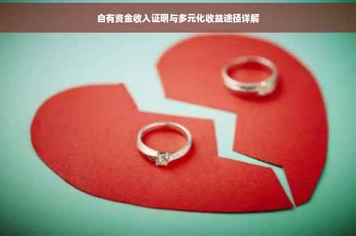 自有资金收入证明与多元化收益途径详解