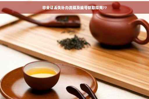 毕业证丢失补办流程及编号获取指南??