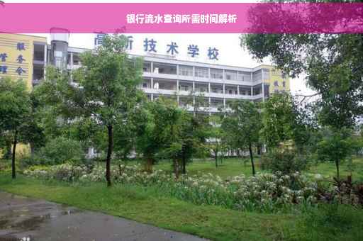 银行流水查询所需时间解析
