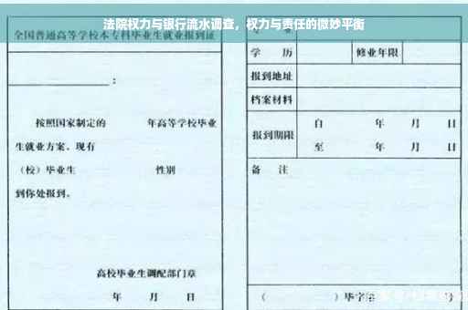 法院权力与银行流水调查，权力与责任的微妙平衡