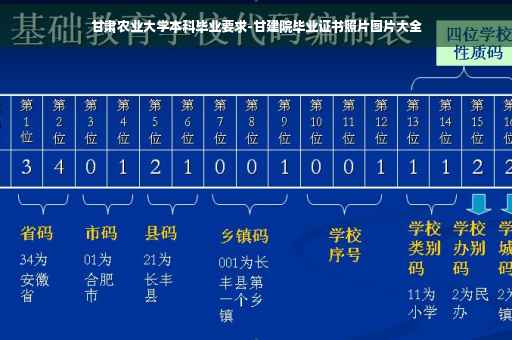 甘肃农业大学本科毕业要求-甘建院毕业证书照片图片大全