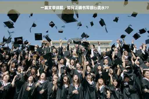 一篇文章详解，如何正确书写银行流水??