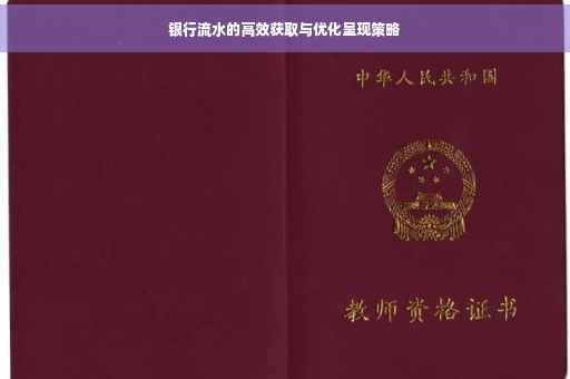 银行流水的高效获取与优化呈现策略