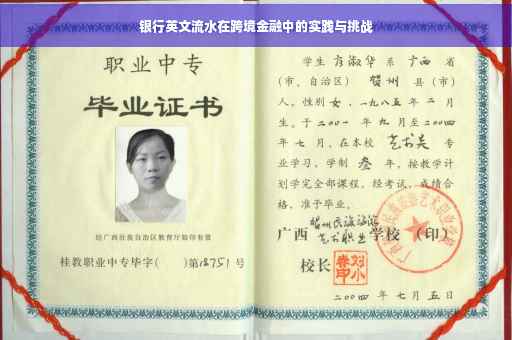 银行英文流水在跨境金融中的实践与挑战