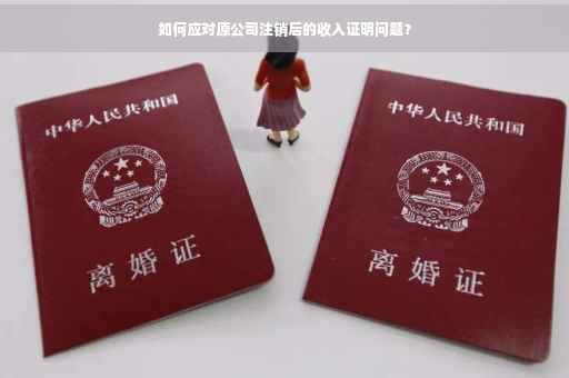 如何应对原公司注销后的收入证明问题？