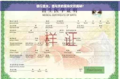 银行流水，借与贷的复杂交织揭秘?