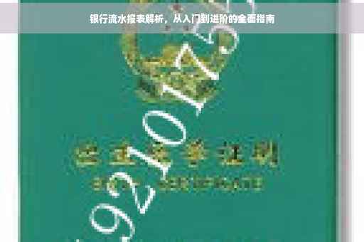 银行流水报表解析，从入门到进阶的全面指南