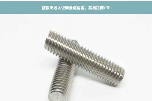 病假无收入证明全面解读，实用指南?⚡️