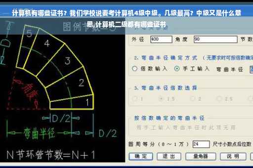 计算机有哪些证书？我们学校说要考计算机4级中级。几级最高？中级又是什么意思,计算机二级都有哪些证书