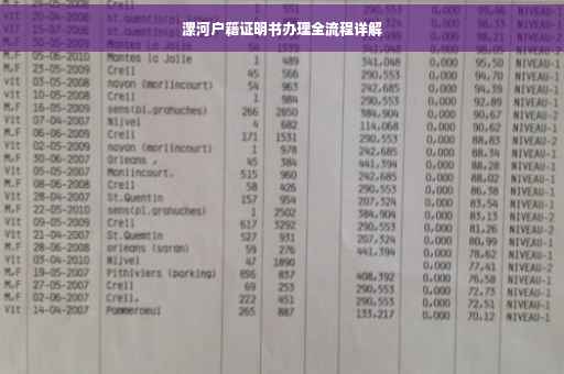 漯河户籍证明书办理全流程详解