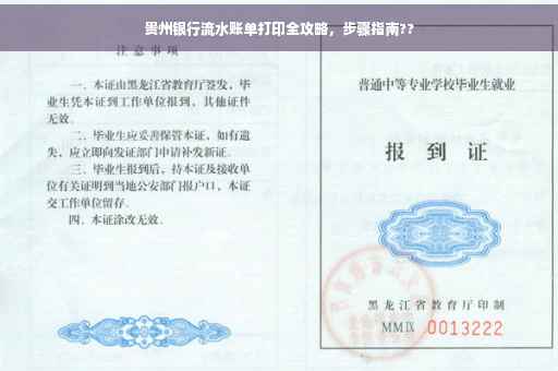贵州银行流水账单打印全攻略，步骤指南??