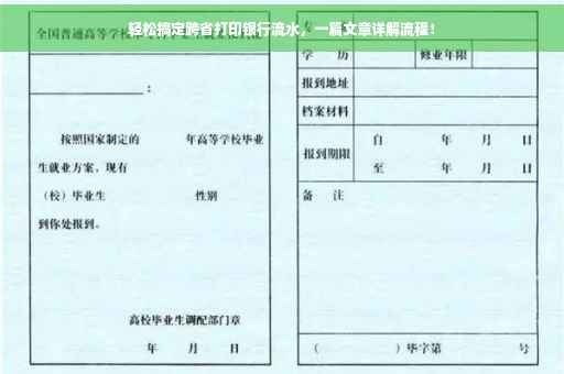 轻松搞定跨省打印银行流水，一篇文章详解流程！