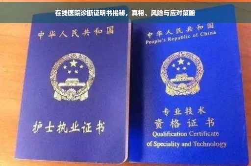 在线医院诊断证明书揭秘，真相、风险与应对策略