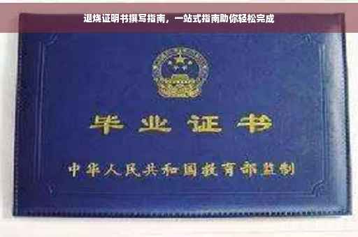 退烧证明书撰写指南，一站式指南助你轻松完成