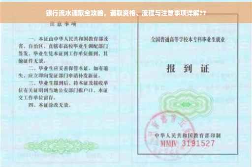 银行流水调取全攻略，调取资格、流程与注意事项详解??