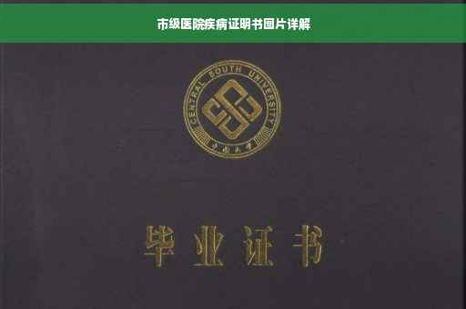 市级医院疾病证明书图片详解