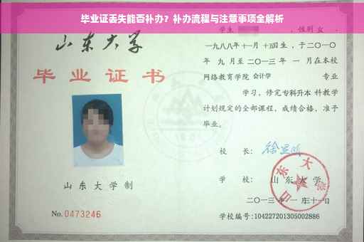 毕业证丢失能否补办？补办流程与注意事项全解析