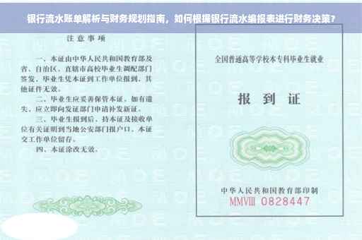 银行流水账单解析与财务规划指南，如何根据银行流水编报表进行财务决策？