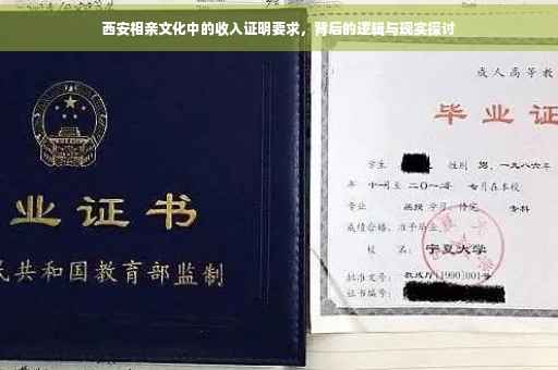 西安相亲文化中的收入证明要求，背后的逻辑与现实探讨